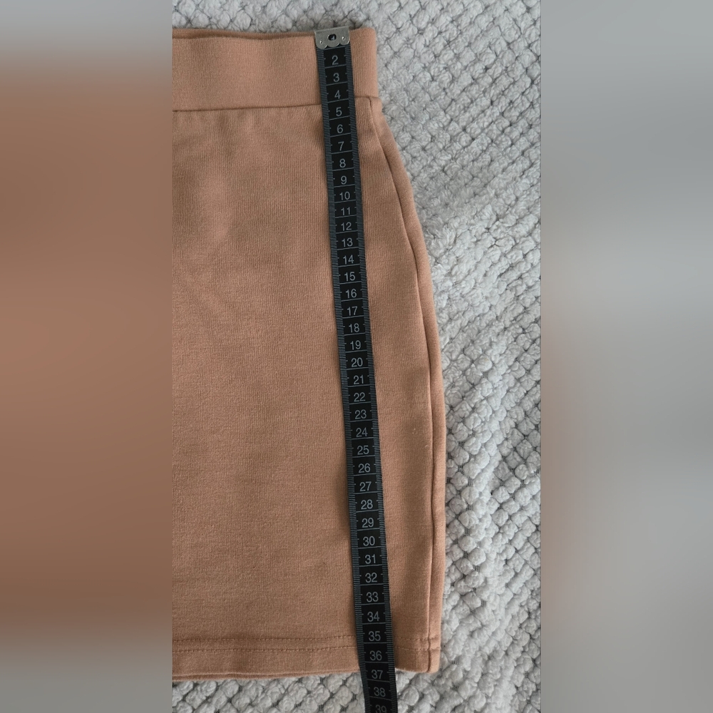 Forever 21 Camel Lace-Up Pencil Mini Skirt - Picture 3 of 5